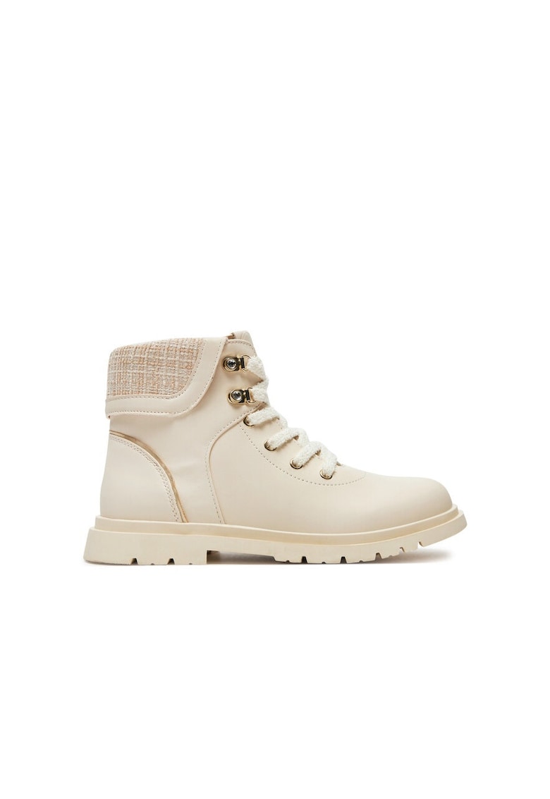 Ghete copii -  87821 - Piele naturala - Ecru