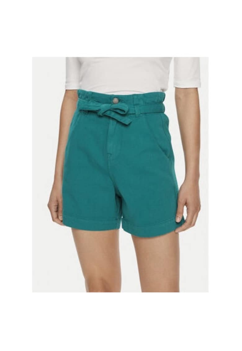 Pantaloni scurti dama -  303802295 - Bumbac - Verde - Verde