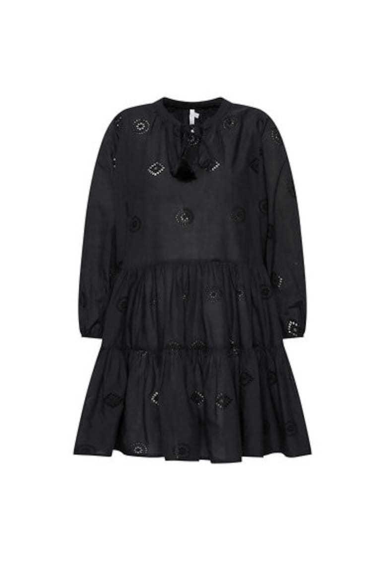 Rochie dama -  208277624 - Bumbac - Negru - Negru