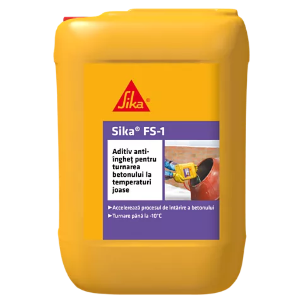 Aditiv anti-inghet pentru betoane Sika FS1, maro, 6 kg
