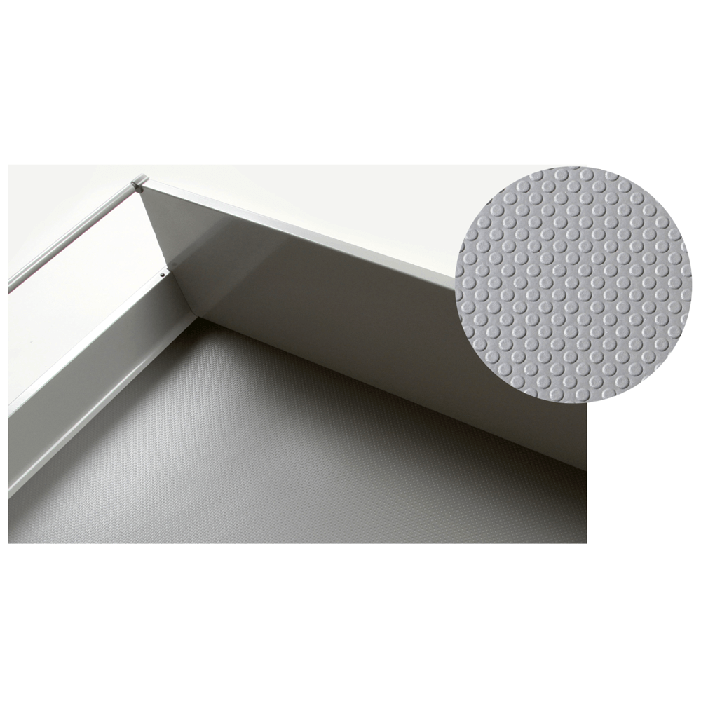 Protectie sertare antiderapanta Scilm, cauciuc, gri, 1.5 mm
