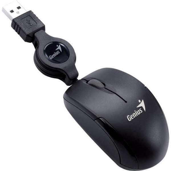 Mouse Micro Traveler, USB, optic,1200 dpi, negru