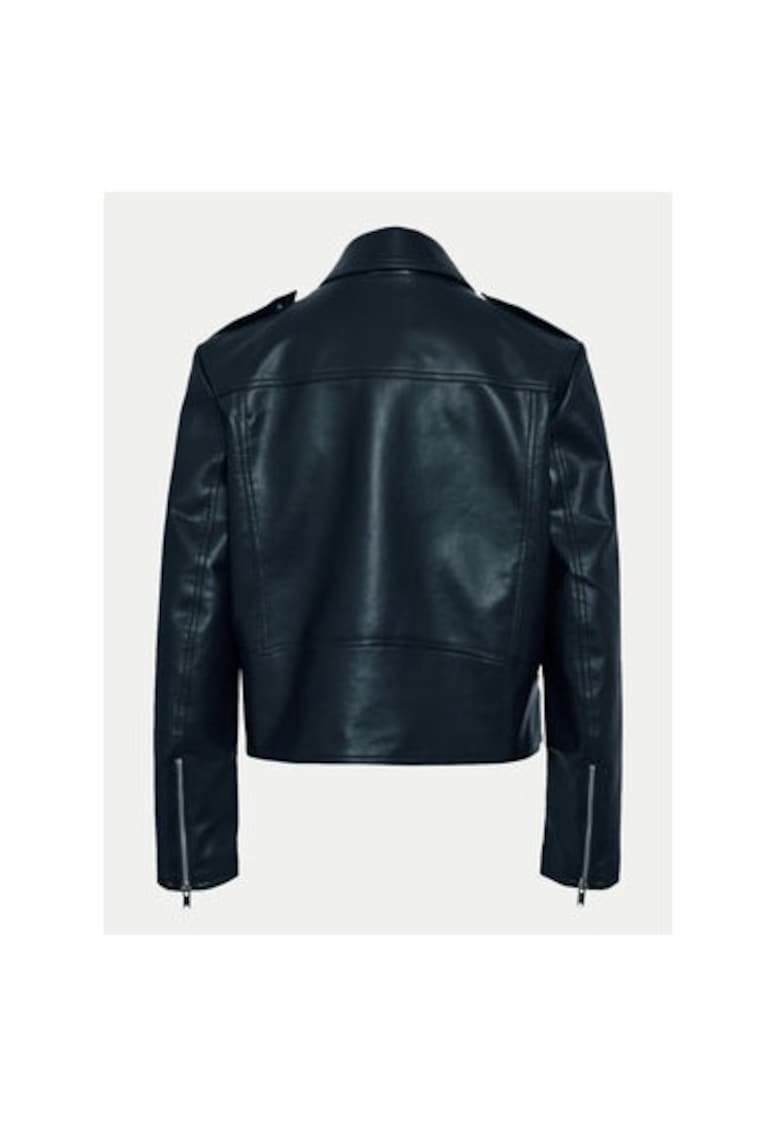 Geaca dama -  304807930 - Piele ecologica - Negru - Negru