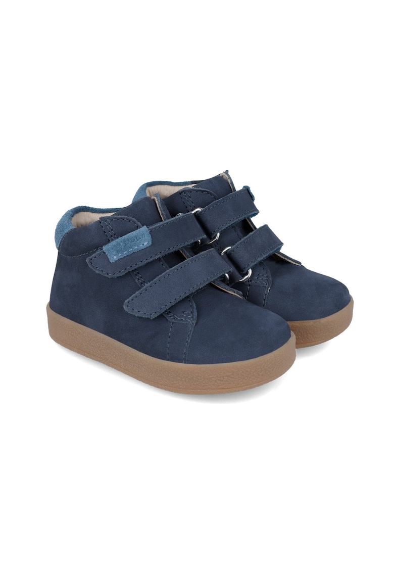 Ghete Copii - Piele Naturala - Bleumarin -  (marime: 20)