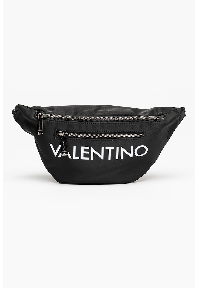 Borseta din material textil cu imprimeu logo Kylo - Negru