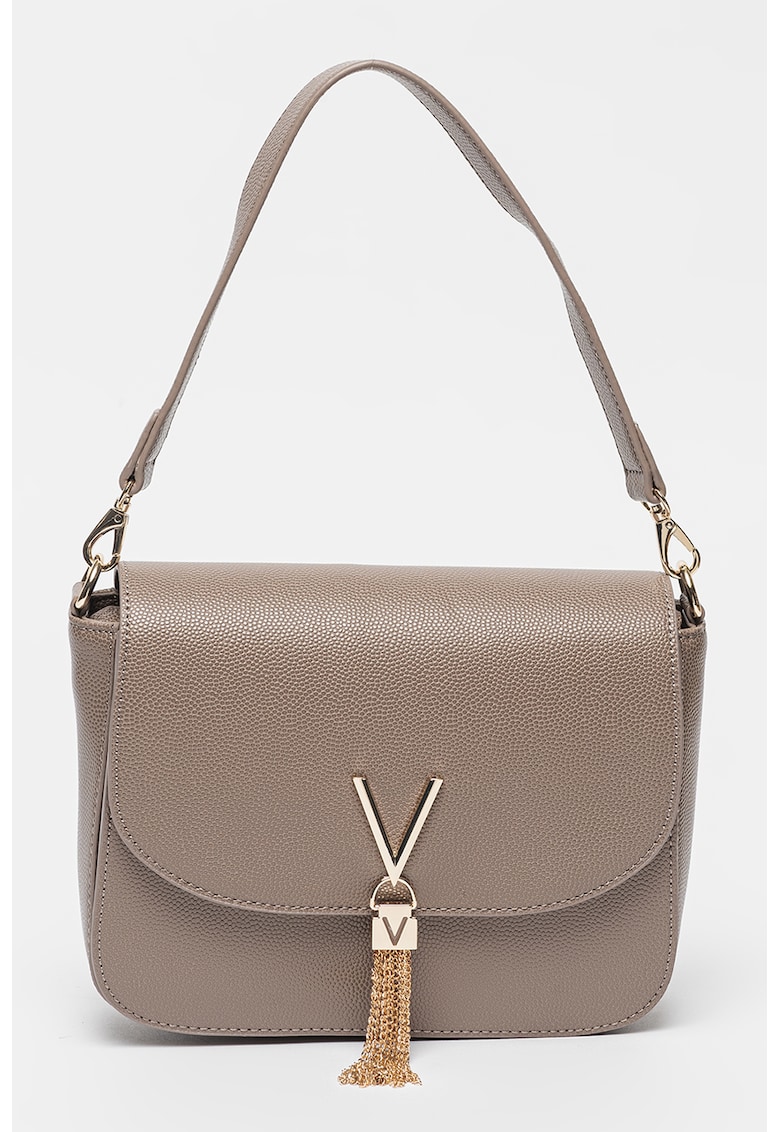 Geanta crossbody de piele ecologica Divina - Maro taupe