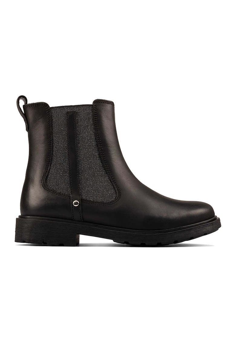 Ghete Chelsea din piele Astrol Orin - Negru