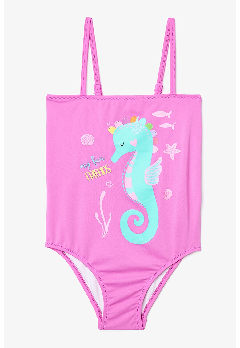 Costum de baie intreg - Violet deschis