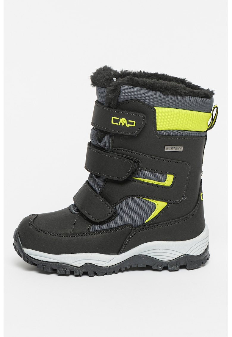 Cizme impermeabile cu inchidere velcro Hexis - Negru