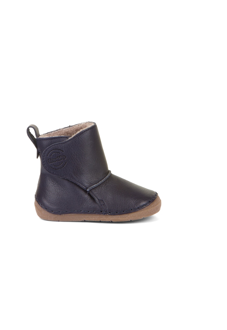 Ghete  din piele naturala pentru baieti G2160072-10 - Negru
