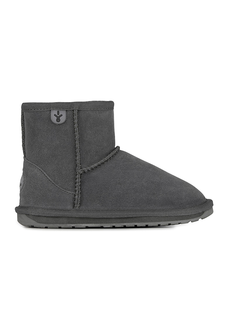 Ghete slip-on de piele intoarsa Wallaby - Gri carbune