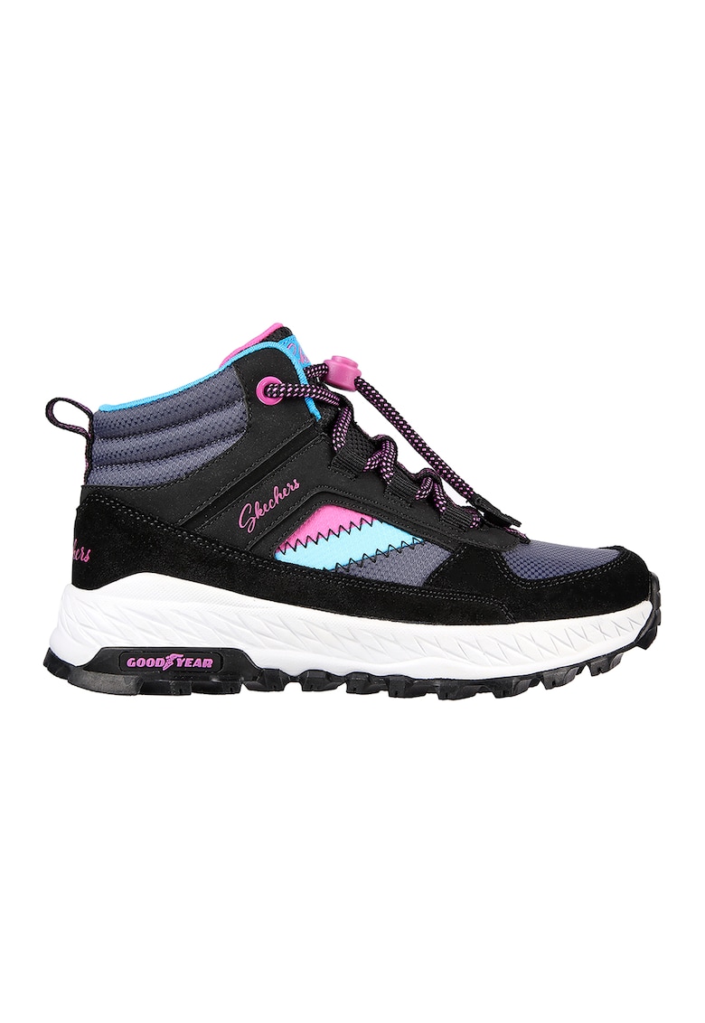 Ghete rezistente la apa Fuse Tread - Let's Explore - Negru - Roz - Albastru deschis -
