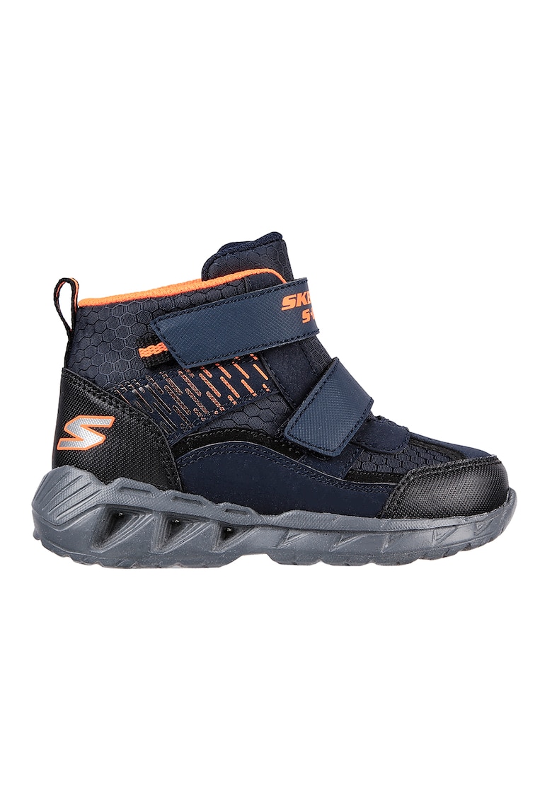 Ghete cu inchidere velcro Magna-Lights Frosty Fun- - Portocaliu/Bleumarin