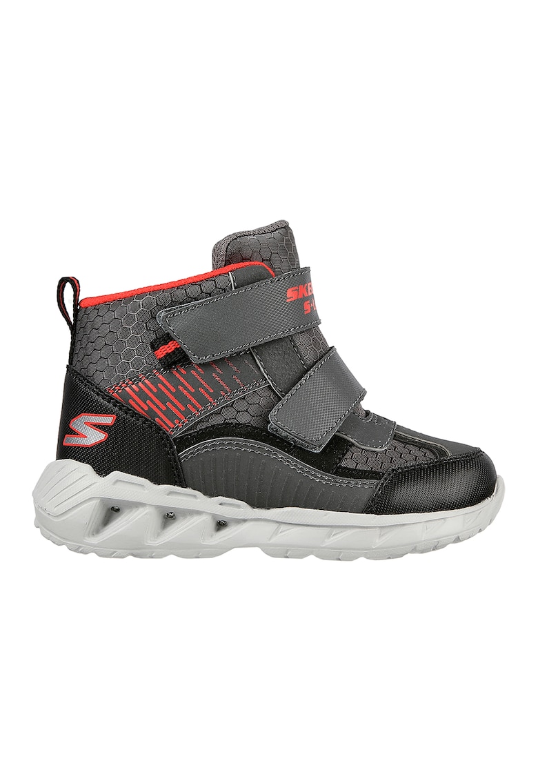Ghete cu inchidere velcro Magna-Lights Frosty Fun- - Negru/Gri carbune
