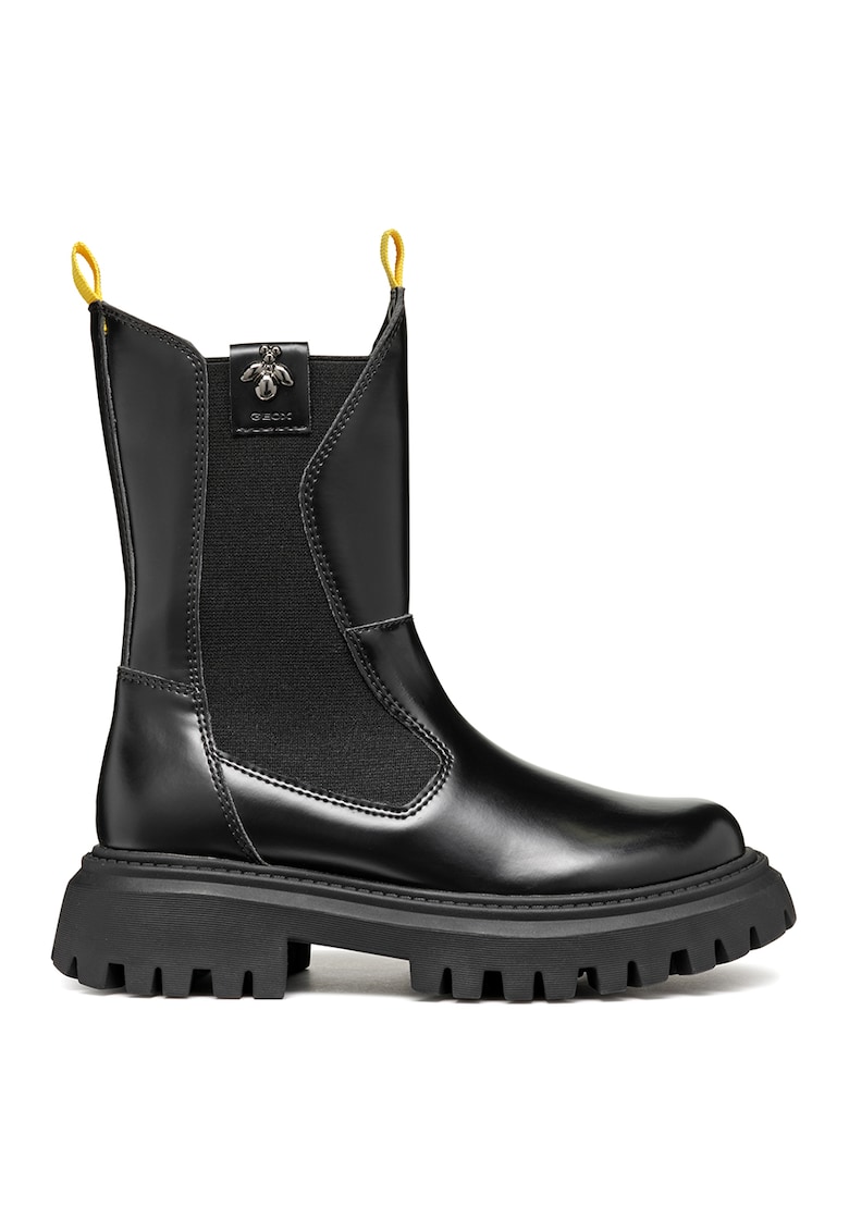 Ghete Chelsea inalte - Negru
