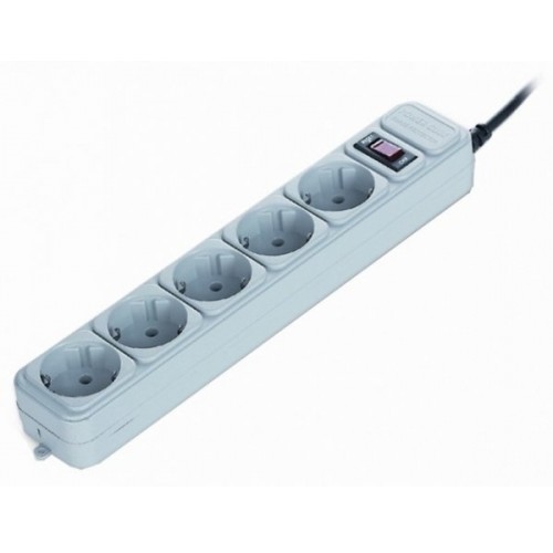 Priza cu protectie 'SPG3-B-10C' - prelungitor 5 prize, 3m, Gembird