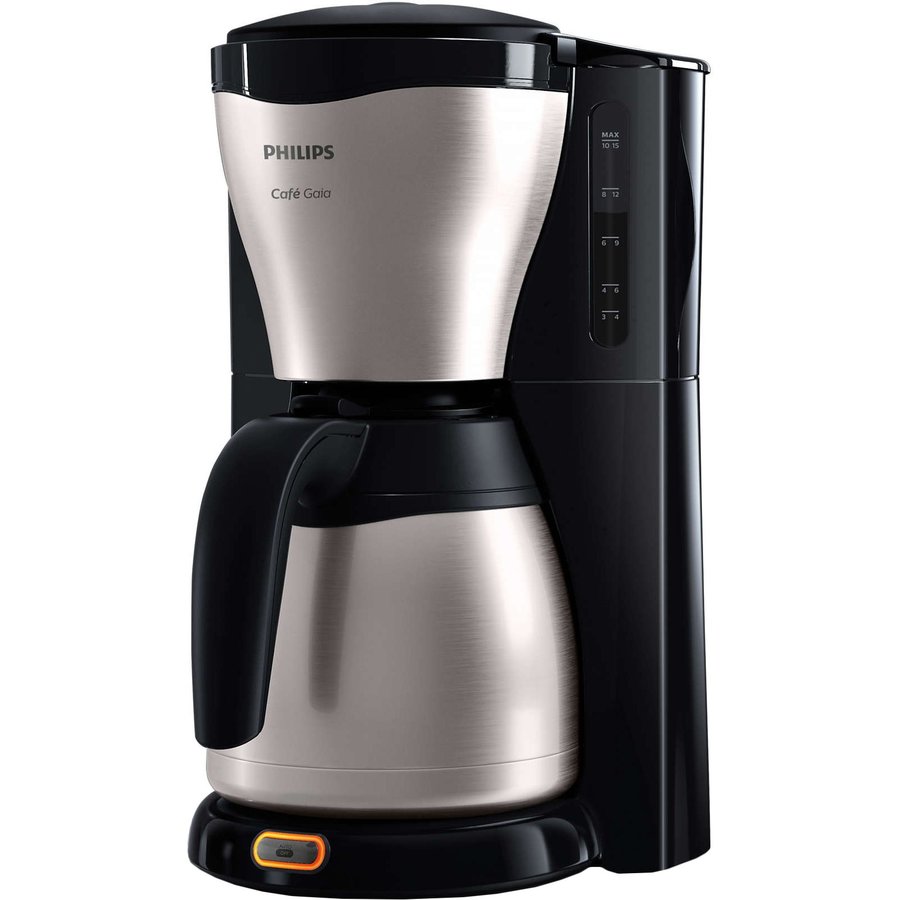Oferte la Cafetiera Philips Café Gaia HD7546/20, 1000W, 1.2L, negru/metalic