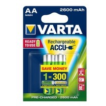 Pachet acumulator cu 2 buc. Varta Ready2use NiMh 2600mAh AA