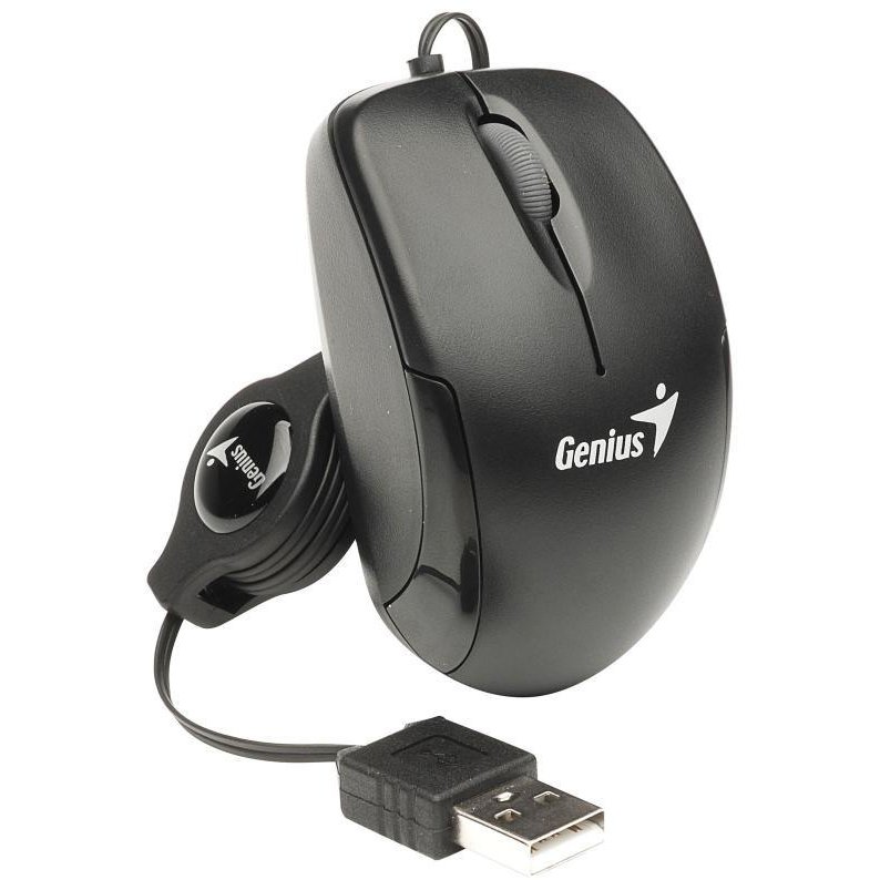 MOUSE GENIUS MICRO TRAVELER BLACK USB