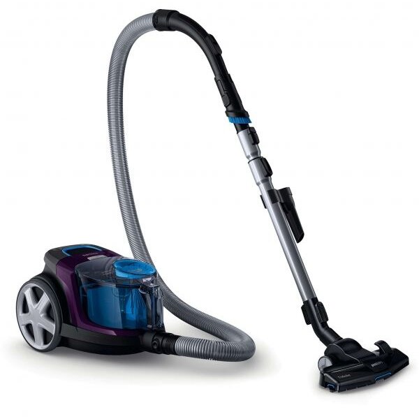Aspirator fara sac Philips PowerPro Compact FC9333/09, PowerCyclone 5, Perii TriActive, Parchet, Filtru Anti-Alergic