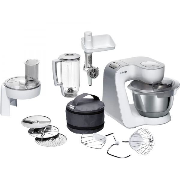 Robot de bucatarie Bosch MUM58231, 1000W, 7 viteze + Pulse, 3.9 L (Argintiu)