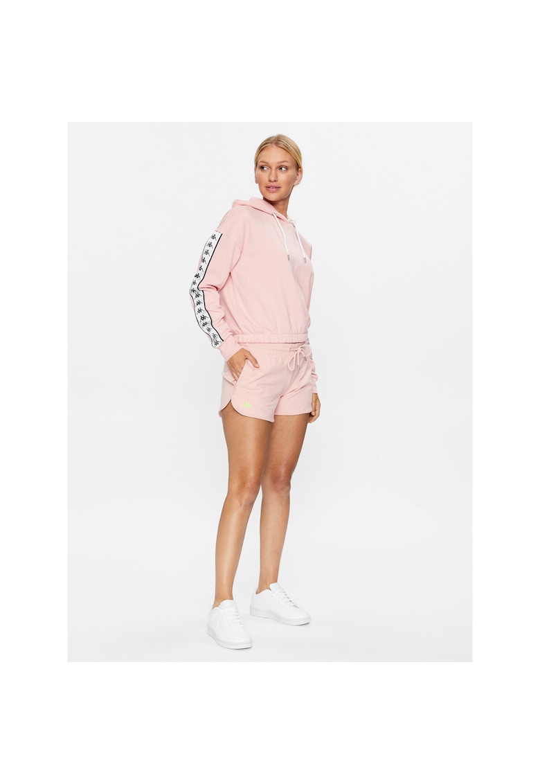 Pantaloni scurti sport dama -  303373085 - Bumbac - Coral