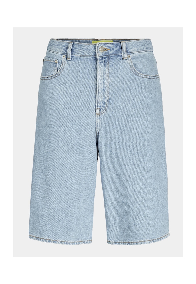 Pantaloni scurti dama -  303534059 - Albastru - Bumbac