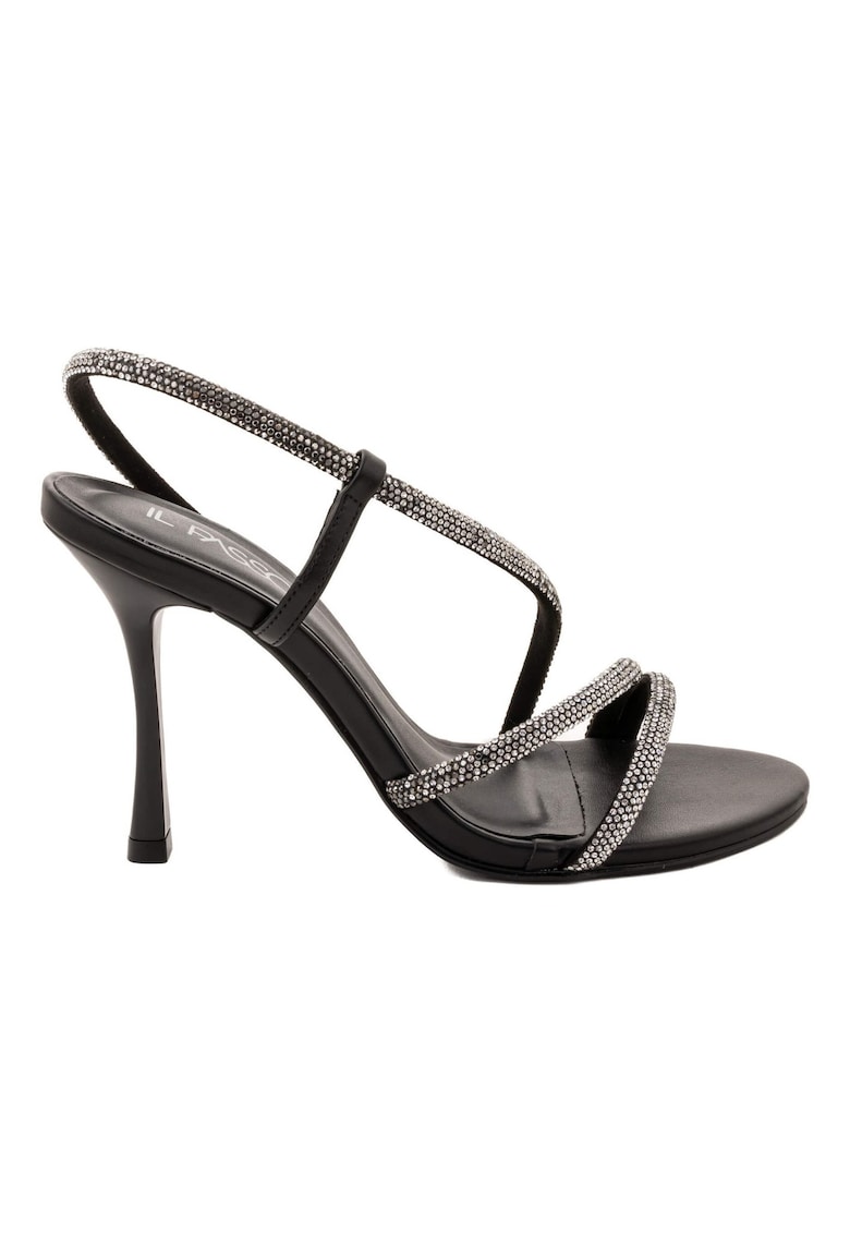 Sandale cu toc stiletto Sisi - Negru