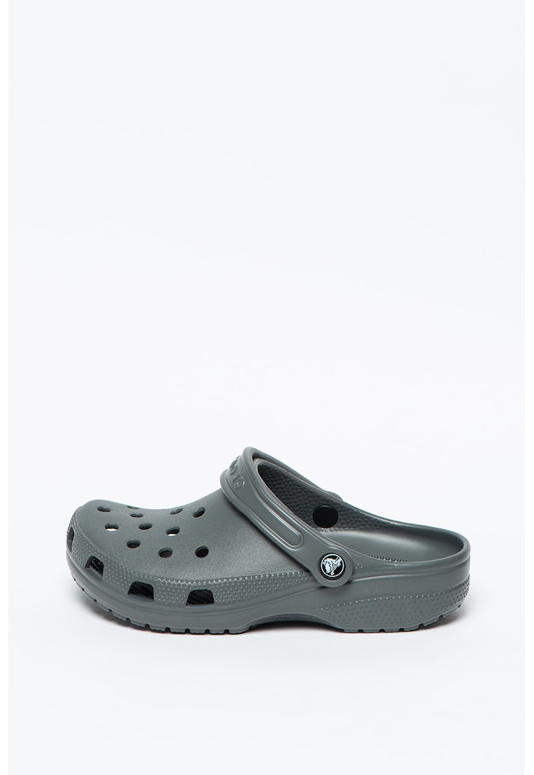 Saboti roomy fit cu bareta slingback si perforatii