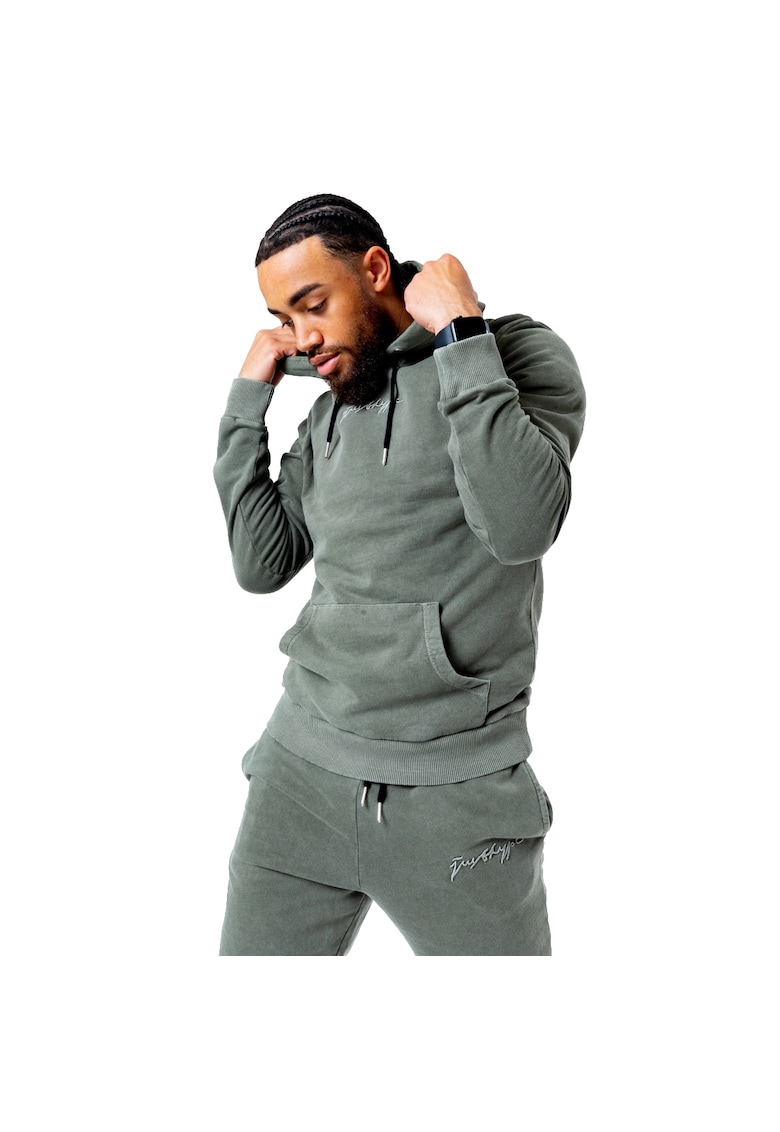 Hanorac -  Acid Wash Hoody TWLR-135 - Verde - Verde