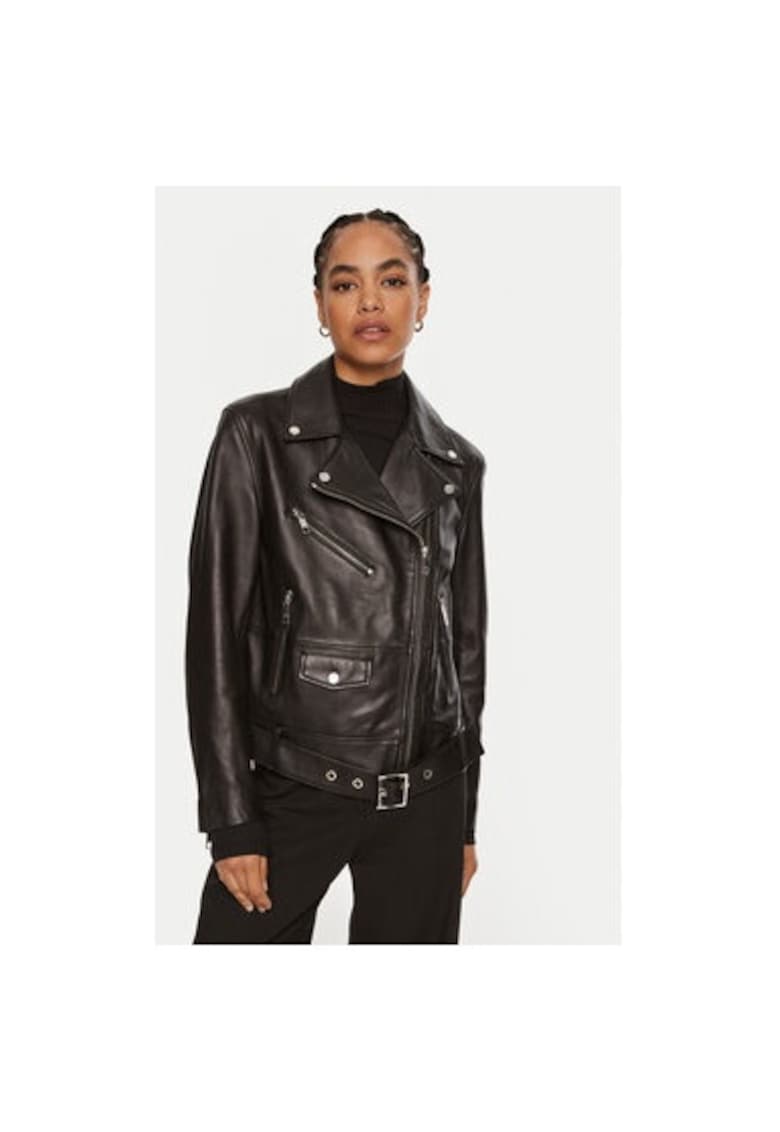 Geaca dama -  304312939 - Piele naturala - Negru - Negru
