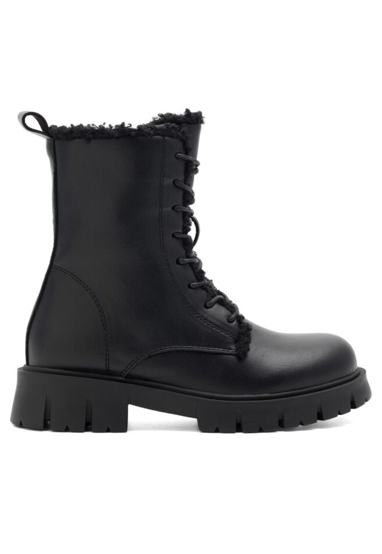 Ghete copii - 35732 -  Sintetic - Negru