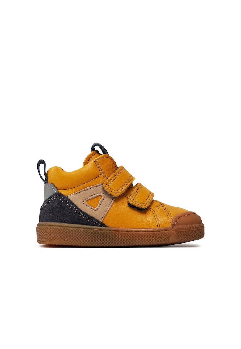 Ghete copii  304389 Piele naturala Galben - Galben