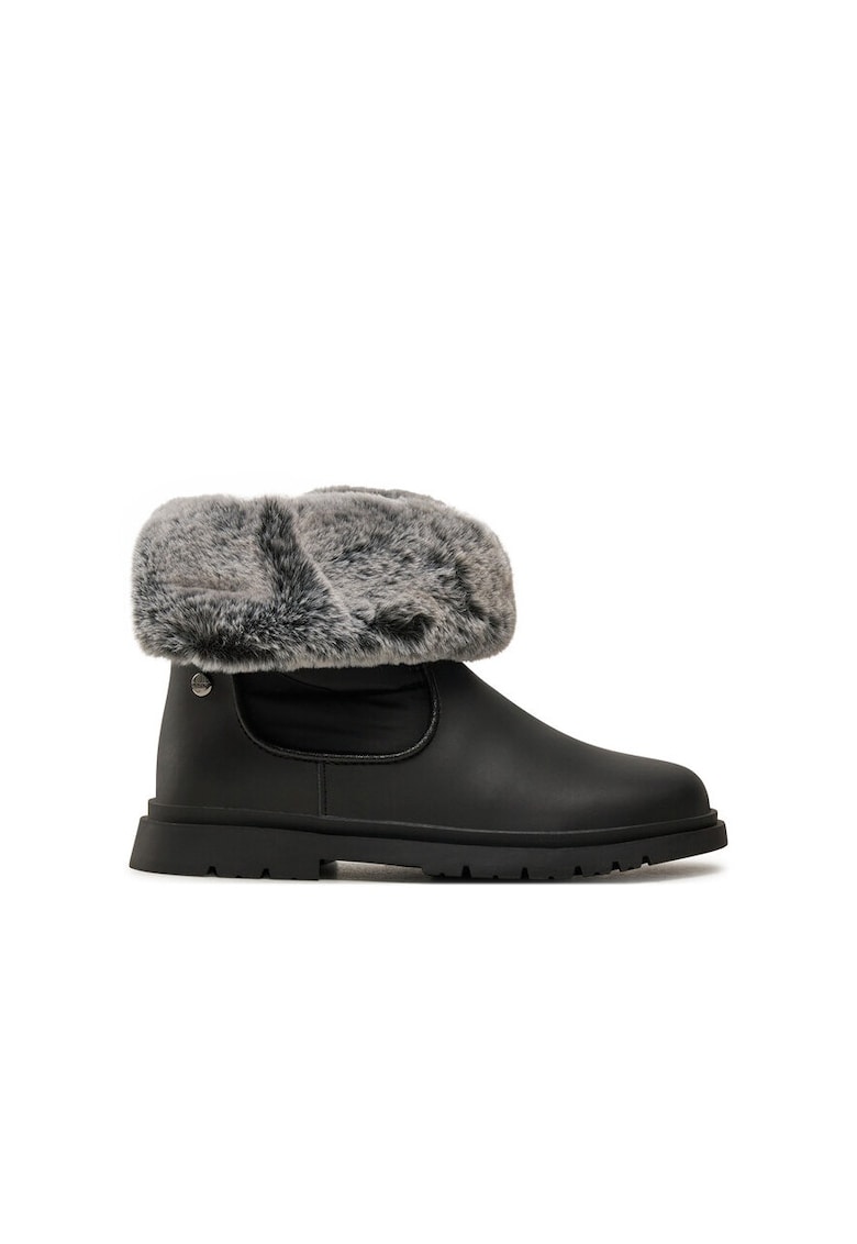 Cizme copii -  40359 - Piele ecologica - Negru