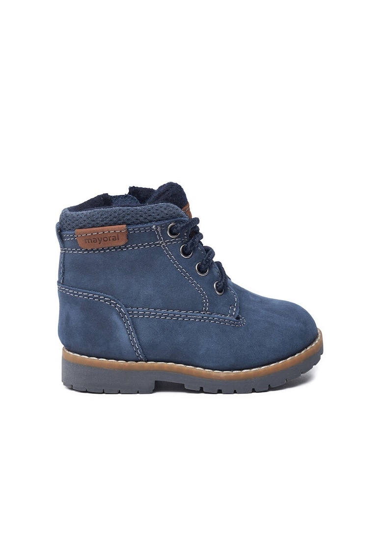 Ghete copii -  40090 - Piele naturala - Bleumarin
