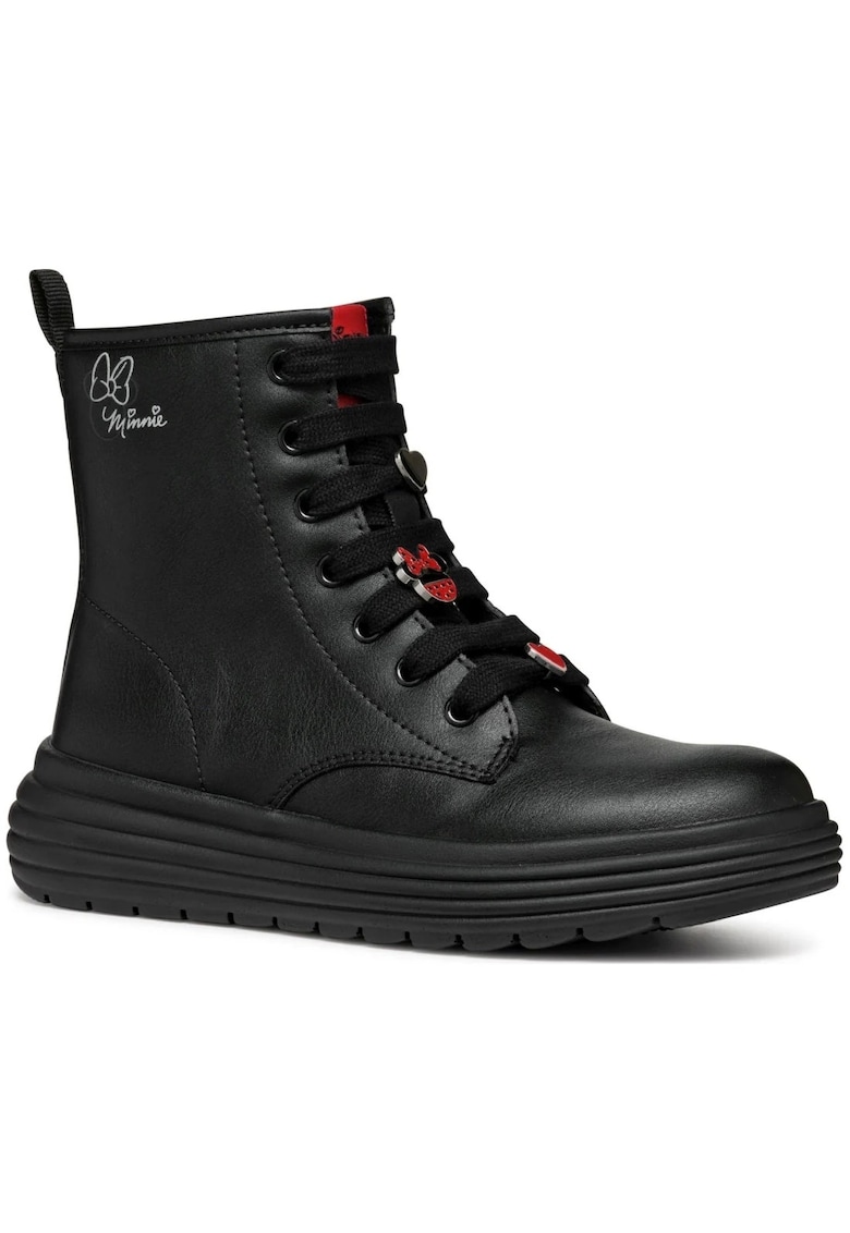 Ghete fete J46ETC 000BC C9999 -  Sintetic - Negru