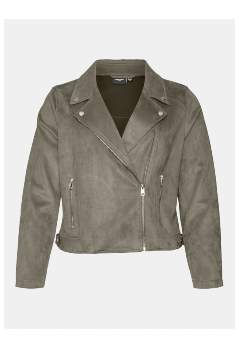 Geaca dama -  303785697 - Piele Ecologica - Gri