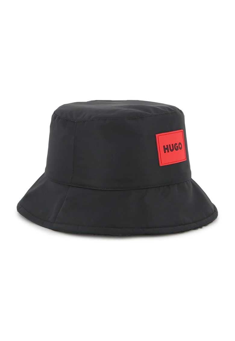 Palarie bucket cu logo - Negru