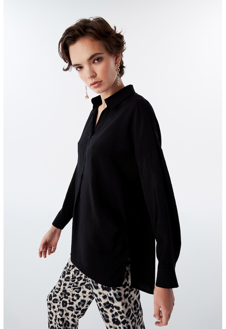 Bluza-tunica lejera - Negru