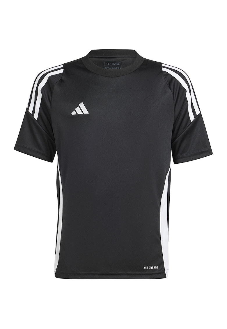 Tricou pentru fotbal TIRO24 - Alb/Negru