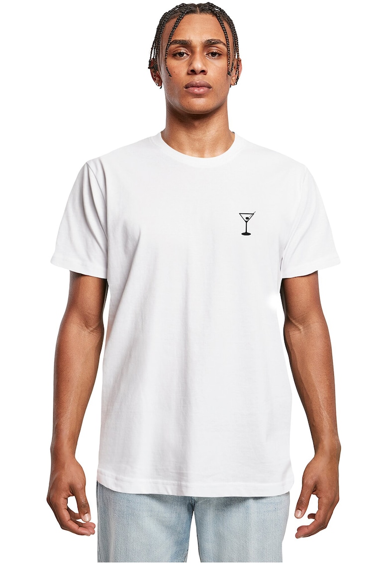 Tricou cu imprimeu text - Alb/Negru