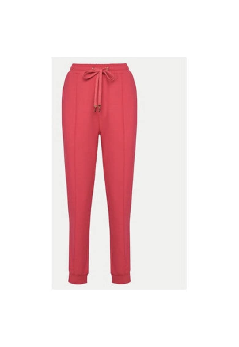 Pantaloni dama -  305244925 - Bumbac/Viscoza - Roz - Roz