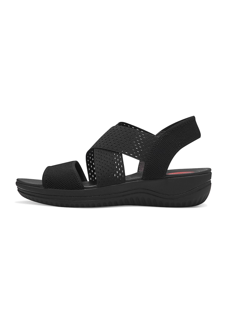 Sandale cu barete incrucisate - Negru