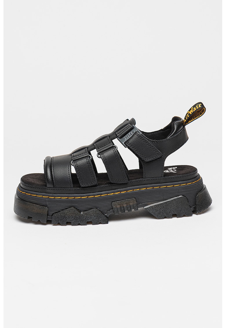 Sandale din piele Mattison - Negru