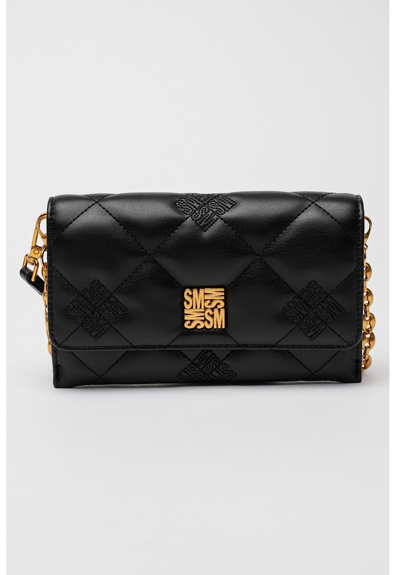 Geanta crossbody cu logo Benico - Negru