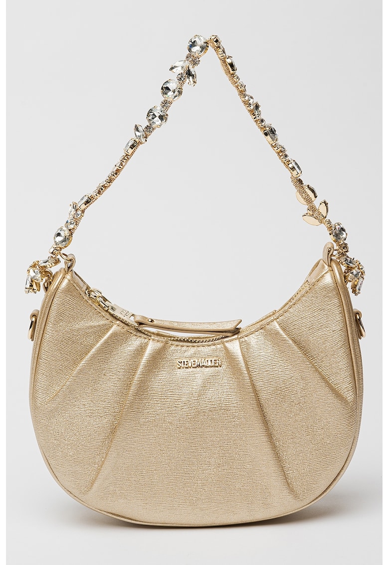 Geanta crossbody cu logo metalic Bfaye-s - Galben