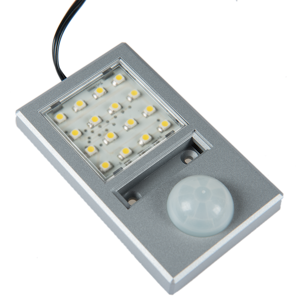 Lampa dreptunghiulara cu senzor si LED alb rece