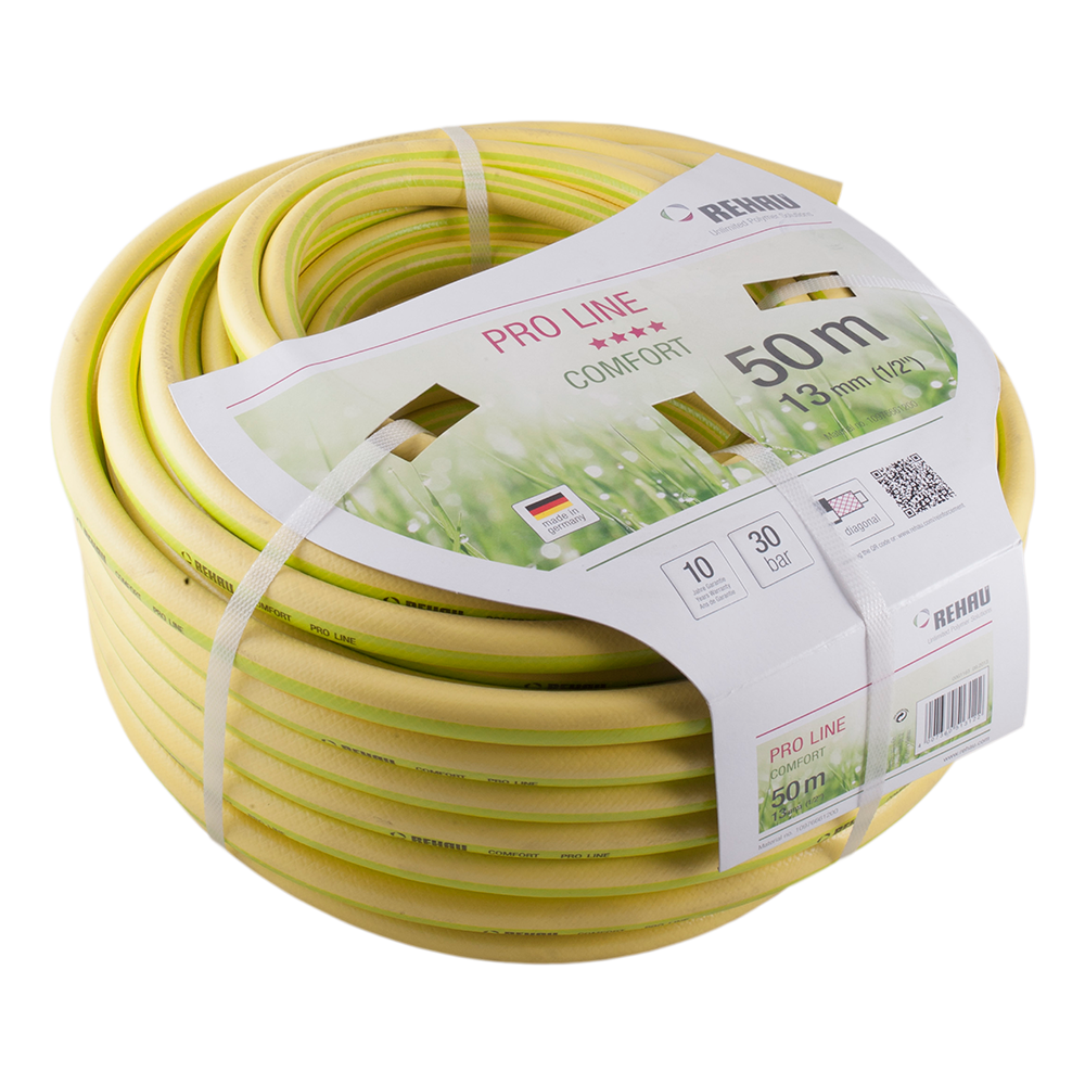 Furtun Rehau Po Line 1/2, cauciuc, 50 m, galben