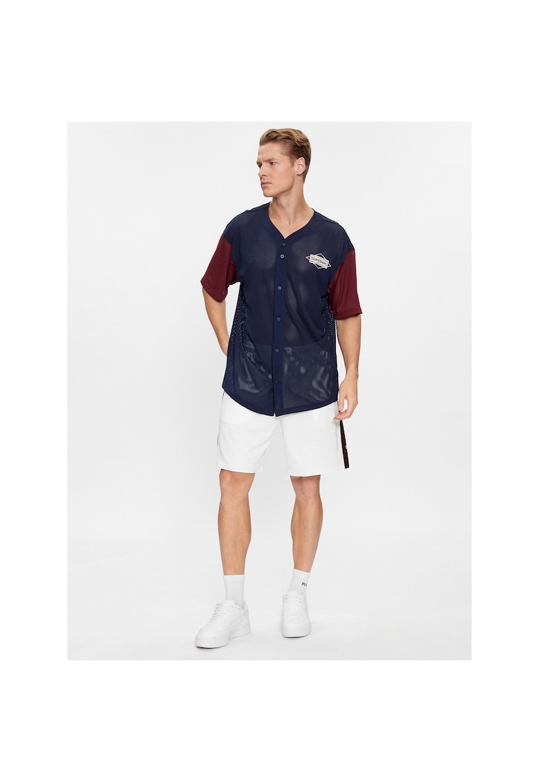 Pantaloni scurti sport barbati -  302534531 - Poliester - Alb