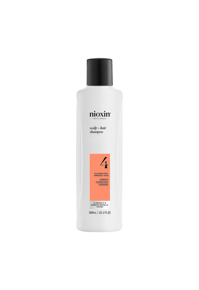 Sampon profesional fortifiant impotriva ruperii  System 4 Scalp + Hair pentru par vopsit sau deteriorat afectat de subtiere avansata - 300 ml